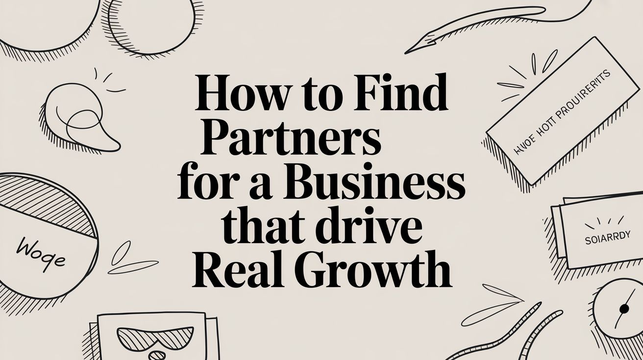 How to Find Partners for a Business That Drive Real Growth